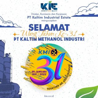 Direksi, Komisaris dan Karyawan mengucapkan selamat ulang tahun ke-31 PT Kaltim Methanol Industri (KMI) semoga jaya dan sukses selalu."Together We Are Stronger"#KIE #KMI #anniversary31