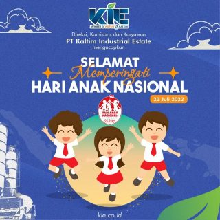 Setiap anak itu spesial dan memiliki karakter masing-masing. Beri mereka kebahagiaan, beri mereka waktu untuk bermain, dan beri jalan untuk masa depan mereka. Merawat dan mendukung mereka dapat membuatnya tumbuh untuk merawat dan mendukung bangsa di hari esok.Direksi, Komisaris dan Karyawan PT Kaltim Industrial Estate (KIE) mengucapkan selamat memperingati Hari Anak Nasional 2022."Anak Terlindungi, Indonesia Maju"#KIE #han2022 #harianaknasional